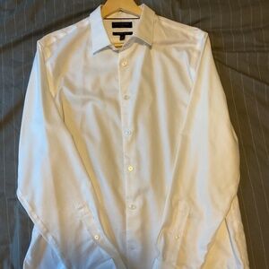 Men’s Banana Republic white Oxford dress shirt